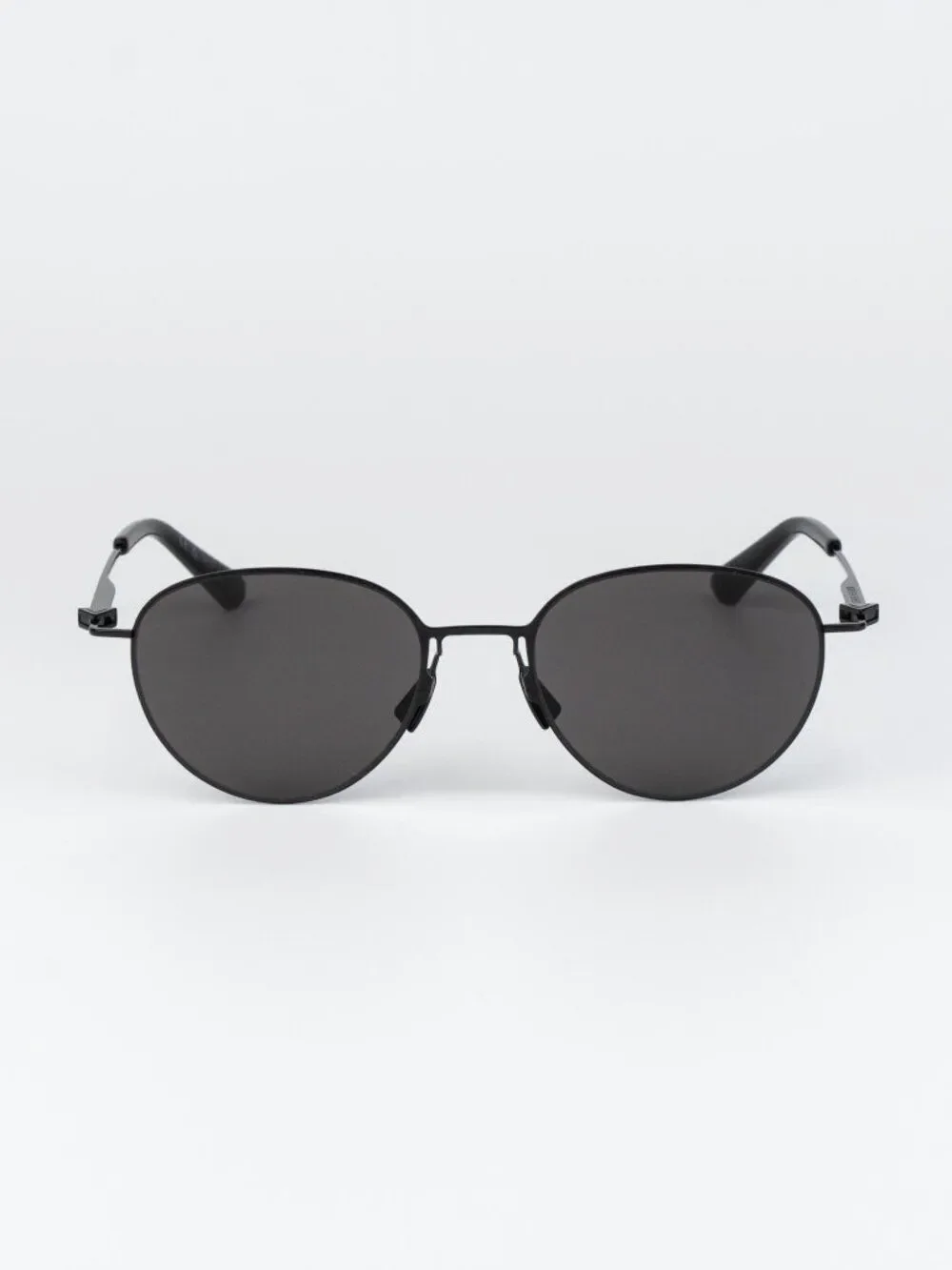 Bottega Veneta Men Sunglasses Black Grey Round BV1268S 001 NEW AUTHENTIC